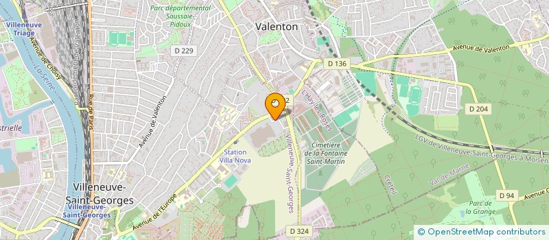 localisation de l'entreprise LE COSI SALON à VILLENEUVE-SAINT-GEORGES