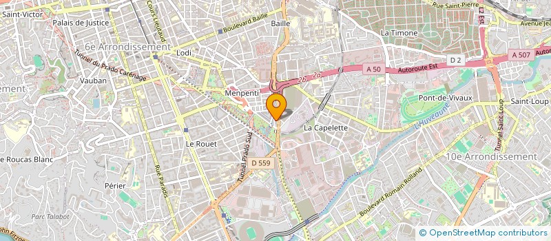 localisation de l'entreprise LE COSMOS à MARSEILLE