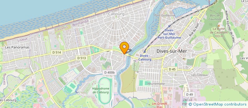 localisation de l'entreprise LE COSMOS à CABOURG