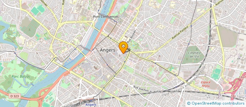 localisation de l'entreprise LE COSSEC à ANGERS