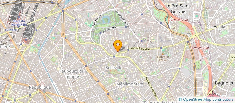 localisation de l'entreprise LE COSTUMIER  PARIS