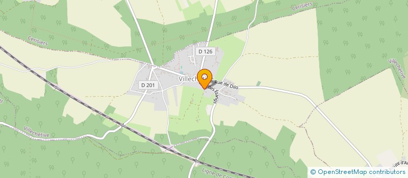 localisation de l'entreprise LE COTAR A LA DAME  VILLECHETIVE