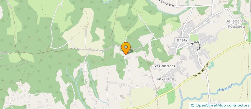 localisation de l'entreprise LE COTEAU  SONNAY