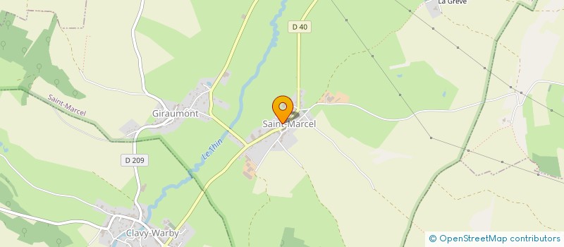 localisation de l'entreprise LE COTEAU  SAINT-MARCEL