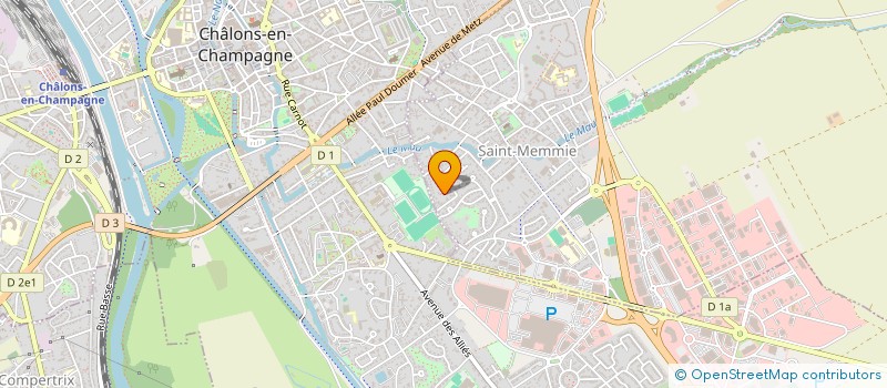 localisation de l'entreprise LE COTEAU  SAINT-MEMMIE