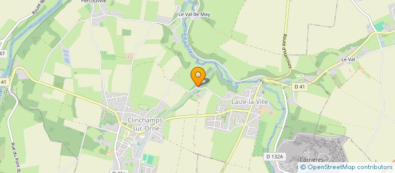 localisation de l'entreprise LE COTEAU DU SEIGNEUR  LAIZE-CLINCHAMPS