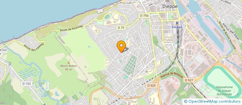 localisation de l'entreprise LE COTTAGE  DIEPPE