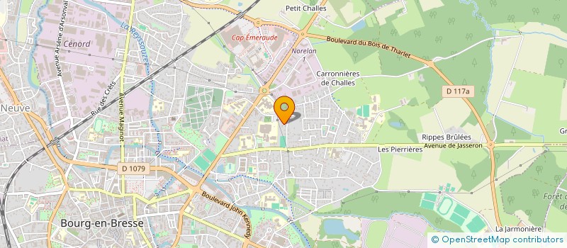 localisation de l'entreprise LE COTTAGE à BOURG-EN-BRESSE