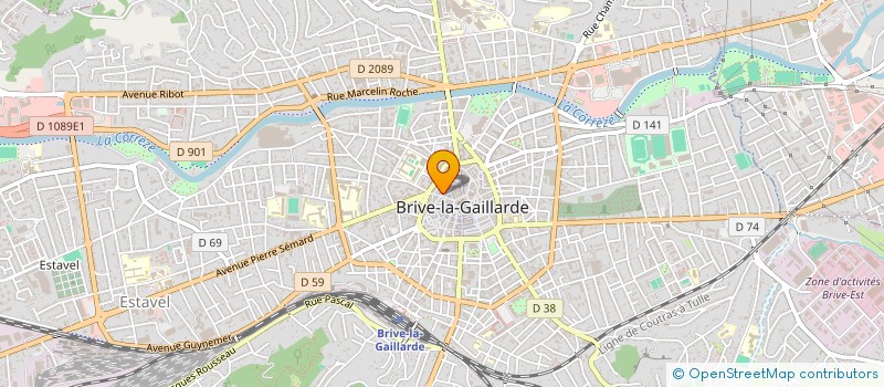 localisation de l'entreprise LE COTTAGE à BRIVE-LA-GAILLARDE