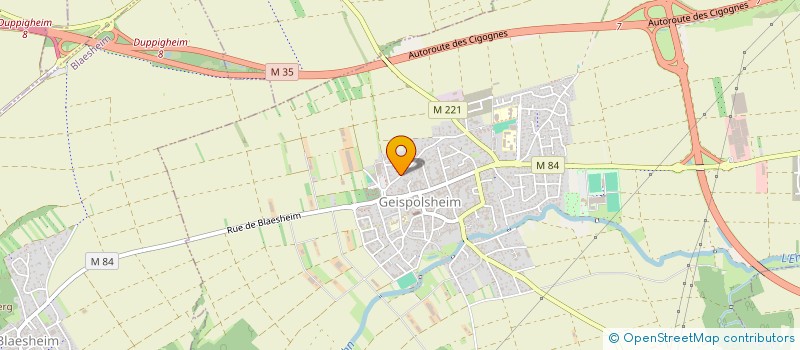 localisation de l'entreprise LE COTTAGE  GEISPOLSHEIM