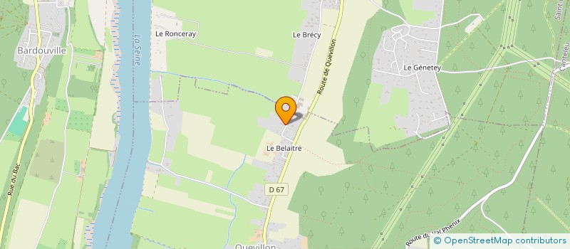 localisation de l'entreprise LE COTTAGE  QUEVILLON