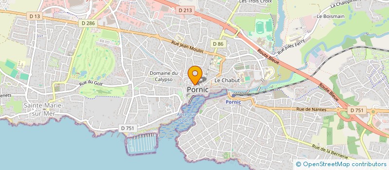 localisation de l'entreprise LE COTTAGE DE RETZ 2 à PORNIC