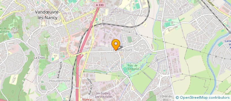 localisation de l'entreprise LE COTTAGE DU LEON  HEILLECOURT