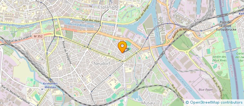 localisation de l'entreprise LE COTTET à STRASBOURG