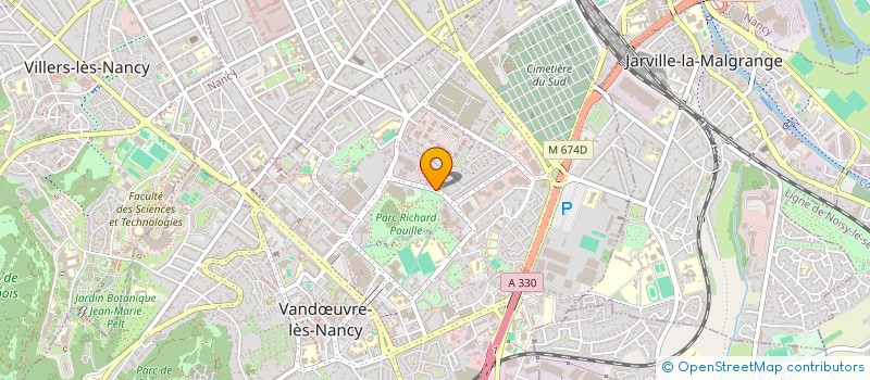 localisation de l'entreprise LE COUARAIL DE LA RENARDE  VANDUVRE-LES-NANCY