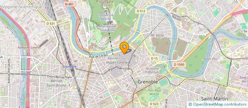 localisation de l'entreprise LE COUCHE TARD PUB  GRENOBLE