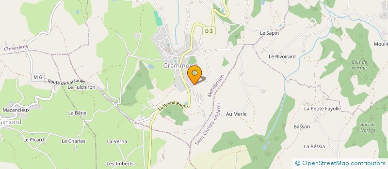 localisation de l'entreprise LE COUCHER DU SOLEIL  GRAMMOND