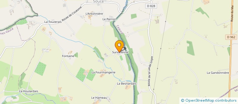 localisation de l'entreprise LE COUDRAY à SEVRES