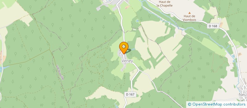 localisation de l'entreprise LE COUGNOT  VENEY