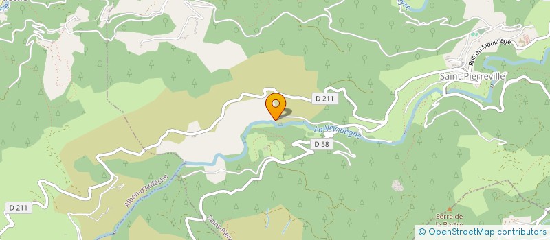 localisation de l'entreprise LE COULET  SAINT-PIERREVILLE