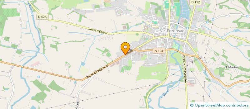 localisation de l'entreprise LE COULOUME à VIC-FEZENSAC