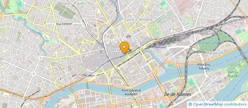 localisation de l'entreprise LE COUP D'POMPE à NANTES