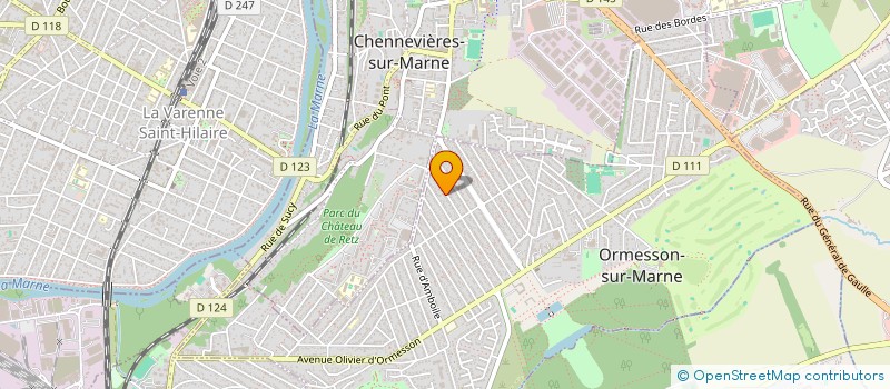 localisation de l'entreprise LE COUP DE COM'  ORMESSON-SUR-MARNE