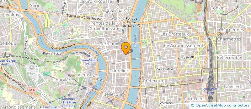 localisation de l'entreprise LE COUP DE GRACE à LYON