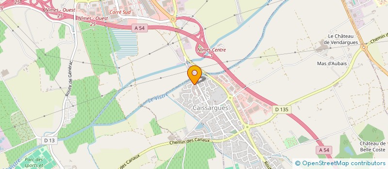 localisation de l'entreprise LE COUP DE POUCE à CAISSARGUES