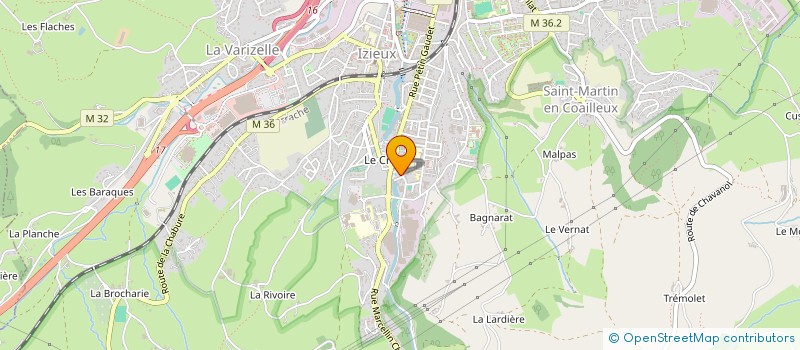 localisation de l'entreprise LE COUP DE POUCE à SAINT-CHAMOND