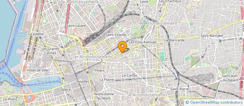 localisation de l'entreprise LE COUP DE POUCE DU COEUR à MARSEILLE
