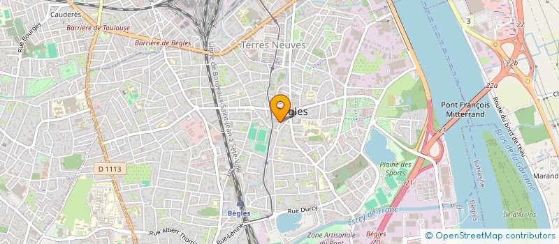 localisation de l'entreprise LE COUP DE THAETRE à BEGLES