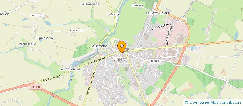 localisation de l'entreprise LE COUPE FAIM VIHIERSOIS à LYS-HAUT-LAYON