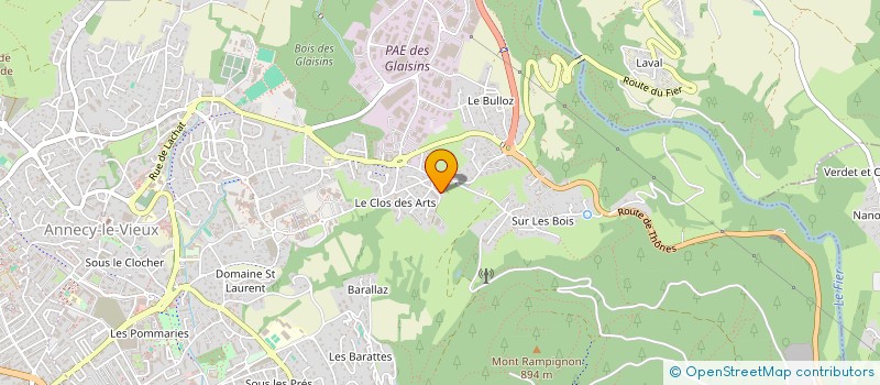 localisation de l'entreprise LE COUPON à ANNECY