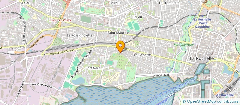 localisation de l'entreprise LE COURANT  LA ROCHELLE