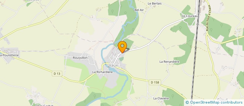 localisation de l'entreprise LE COUREAU TRANSPORTS à VALENCE-EN-POITOU