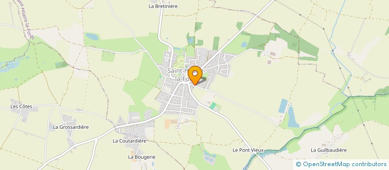 localisation de l'entreprise LE COURLIS à GROSBREUIL