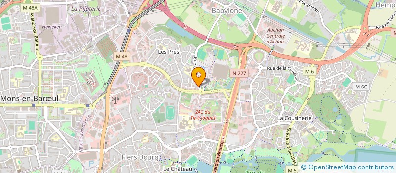 localisation de l'entreprise LE COURLIS à VILLENEUVE-D'ASCQ