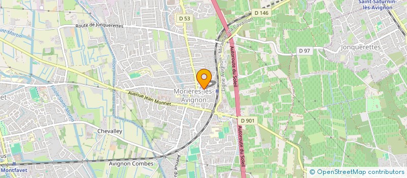 localisation de l'entreprise LE COURLIS  MORIERES-LES-AVIGNON