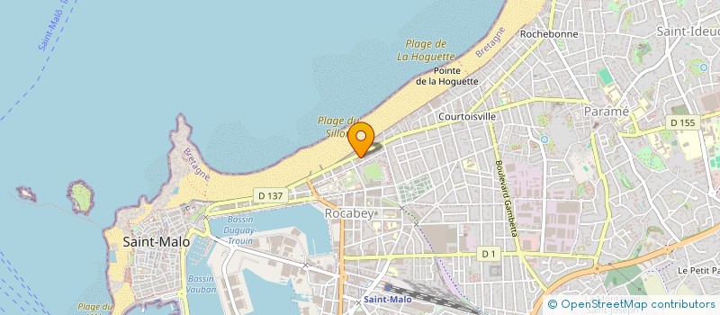 localisation de l'entreprise LE COURLIS  SAINT-MALO