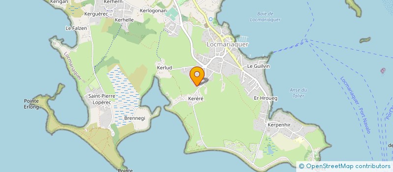 localisation de l'entreprise LE COURRIER DES ILES DU MORBIHAN à LOCMARIAQUER