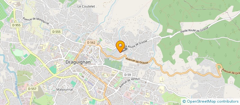 localisation de l'entreprise LE COURRIER DU VAR  DRAGUIGNAN