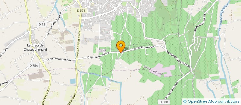 localisation de l'entreprise LE COURS à CHATEAURENARD
