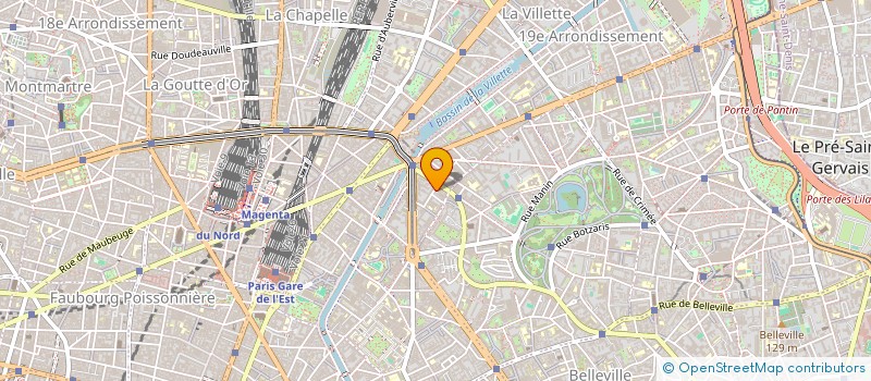 localisation de l'entreprise LE COURS  PARIS