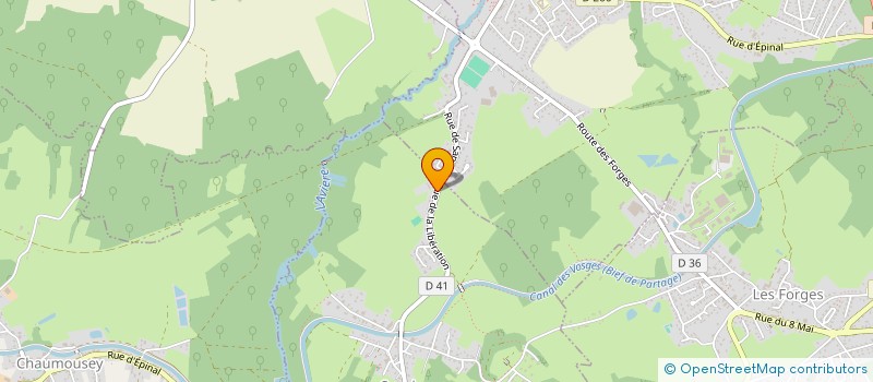 localisation de l'entreprise LE COURS  SANCHEY