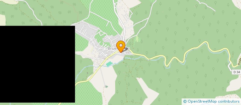 localisation de l'entreprise LE COURS  BRUE-AURIAC