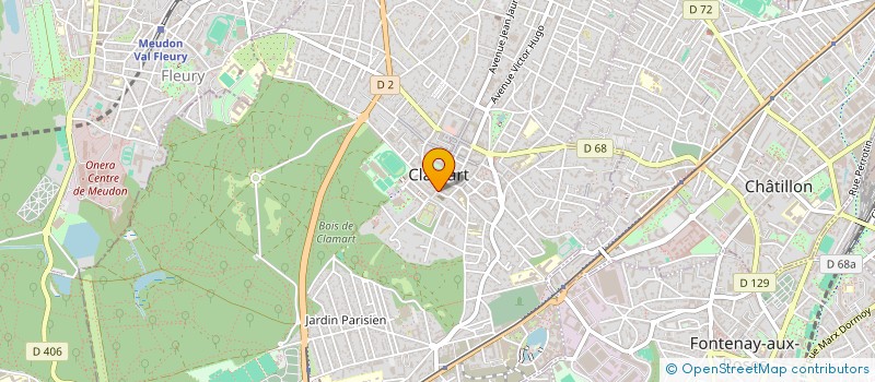 localisation de l'entreprise LE COURS CONDORCET à CLAMART