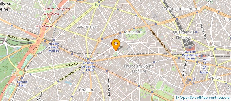 localisation de l'entreprise LE COURS DU ROCHER à PARIS