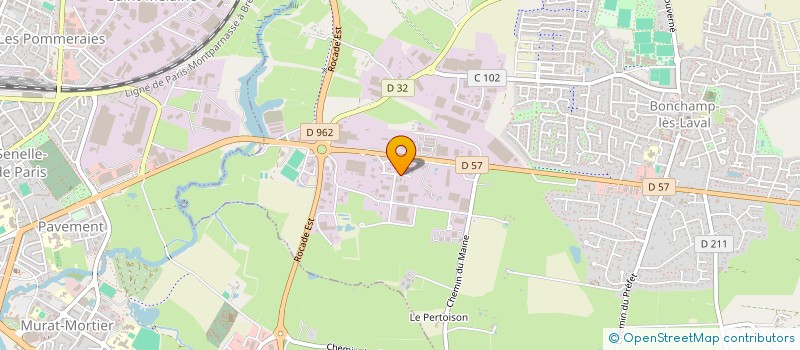 localisation de l'entreprise LE COURSIER MAYENNAIS à BONCHAMP-LES-LAVAL