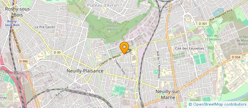 localisation de l'entreprise LE COURSIER SPECIAL ET LOGISTICS à ROSNY-SOUS-BOIS
